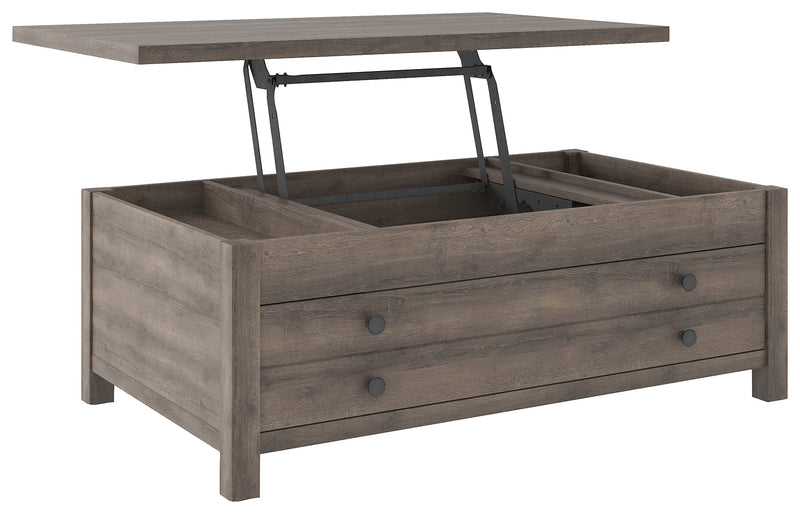 Arlenbry Gray Coffee Table With Lift Top