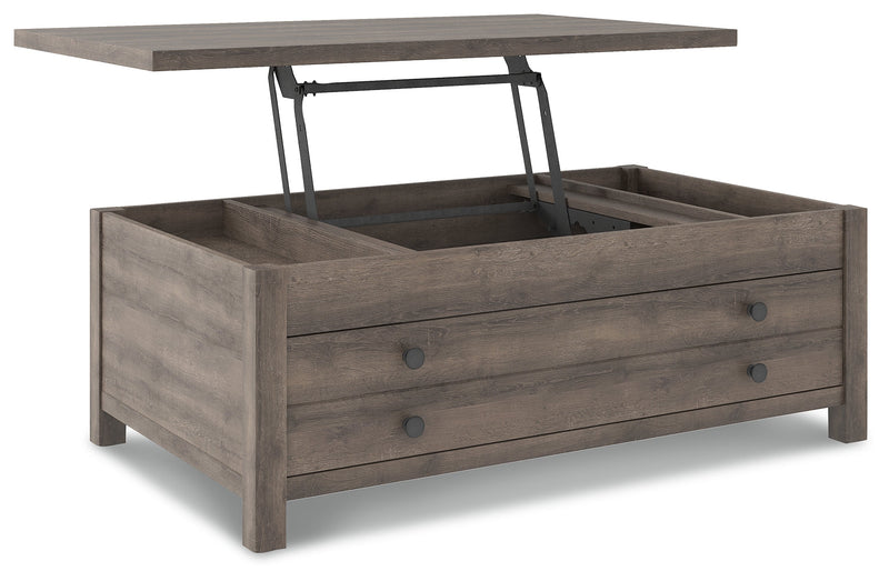 Arlenbry Gray Coffee Table With Lift Top