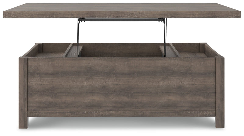 Arlenbry Gray Coffee Table With Lift Top