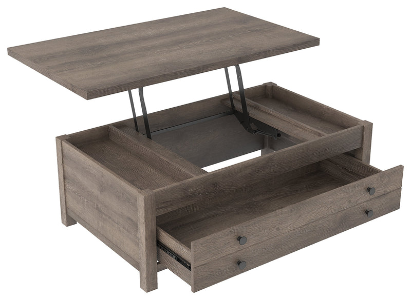 Arlenbry Gray Coffee Table With Lift Top