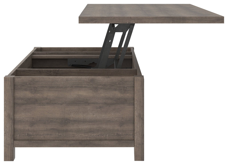 Arlenbry Gray Coffee Table With Lift Top