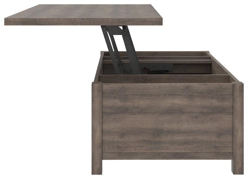 Arlenbry Gray Coffee Table With Lift Top