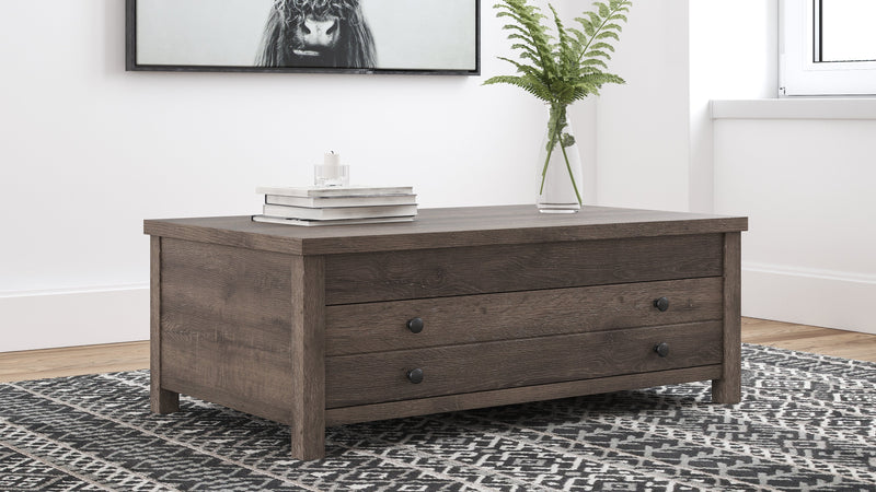 Arlenbry Gray Coffee Table With Lift Top