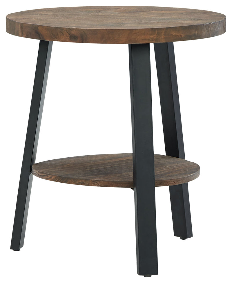 Chanzen Brown Black End Table