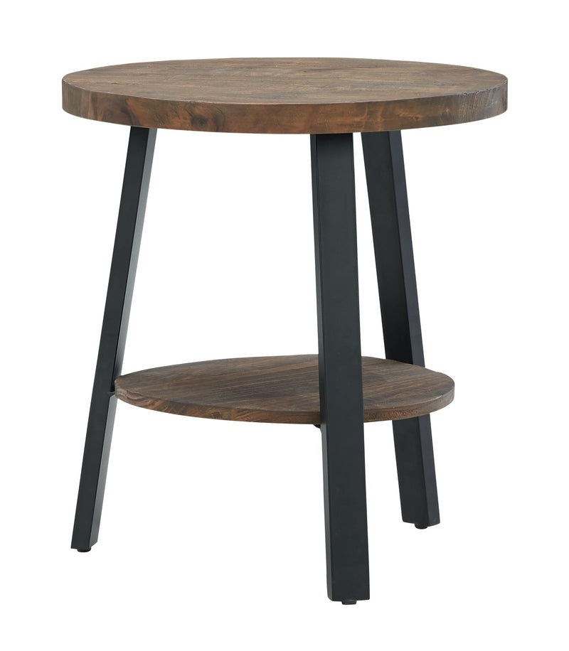 Chanzen Brown Black 2 End Tables