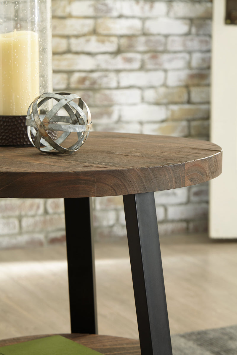 Chanzen Brown Black End Table