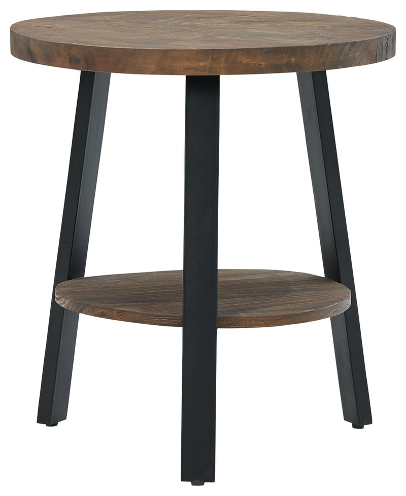 Chanzen Brown Black End Table