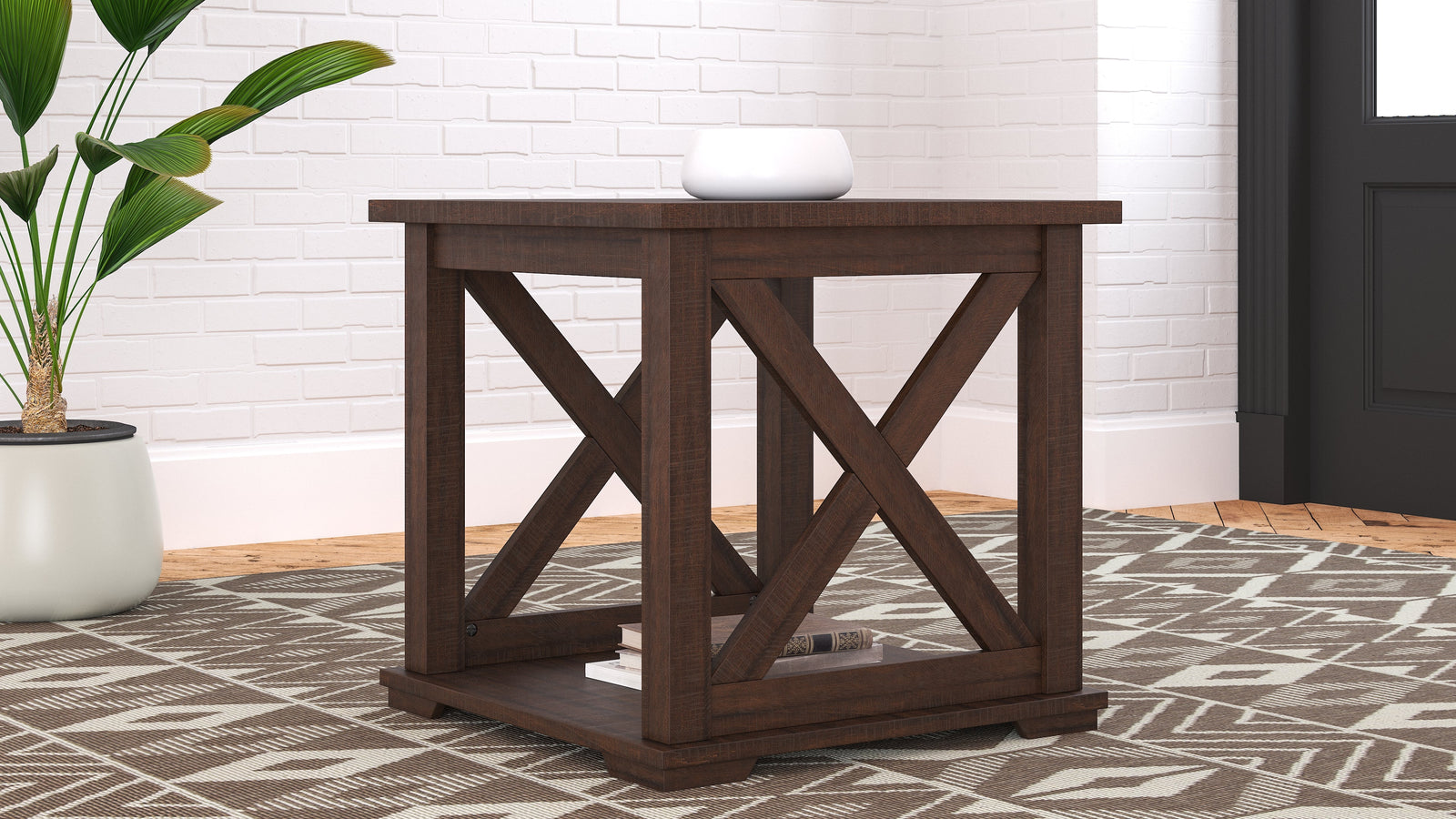 Camiburg Warm Brown End Table