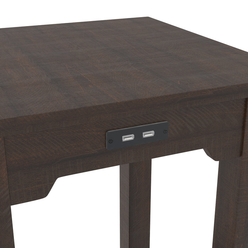 Camiburg Warm Brown Chairside End Table