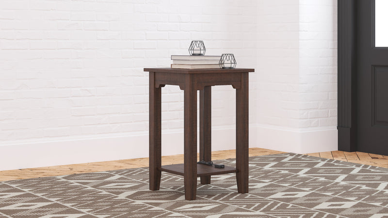 Camiburg Warm Brown Chairside End Table