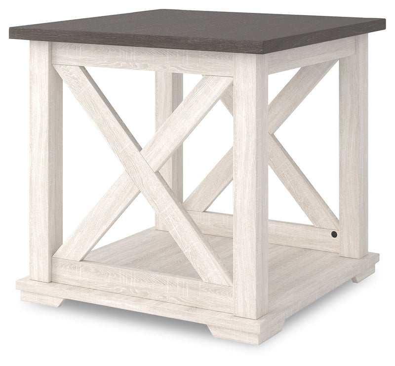 Dorrinson Two-Tone End Table