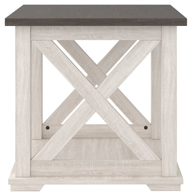 Dorrinson Two-Tone End Table