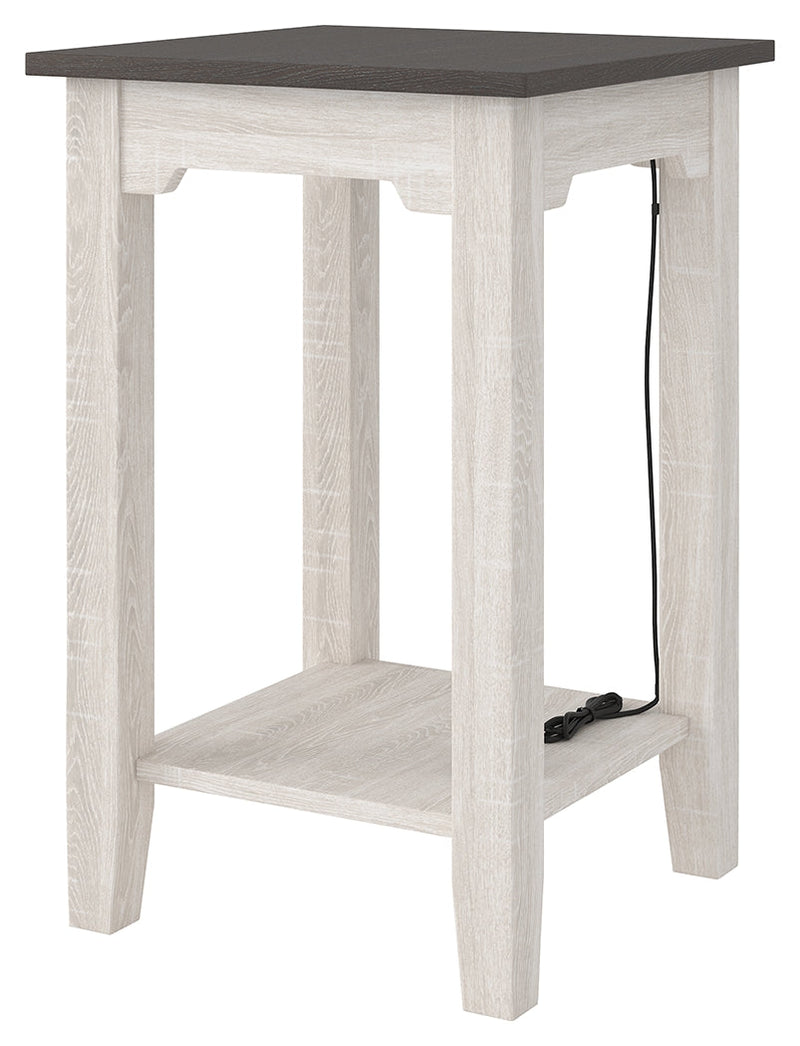 Dorrinson Two-Tone Chairside End Table