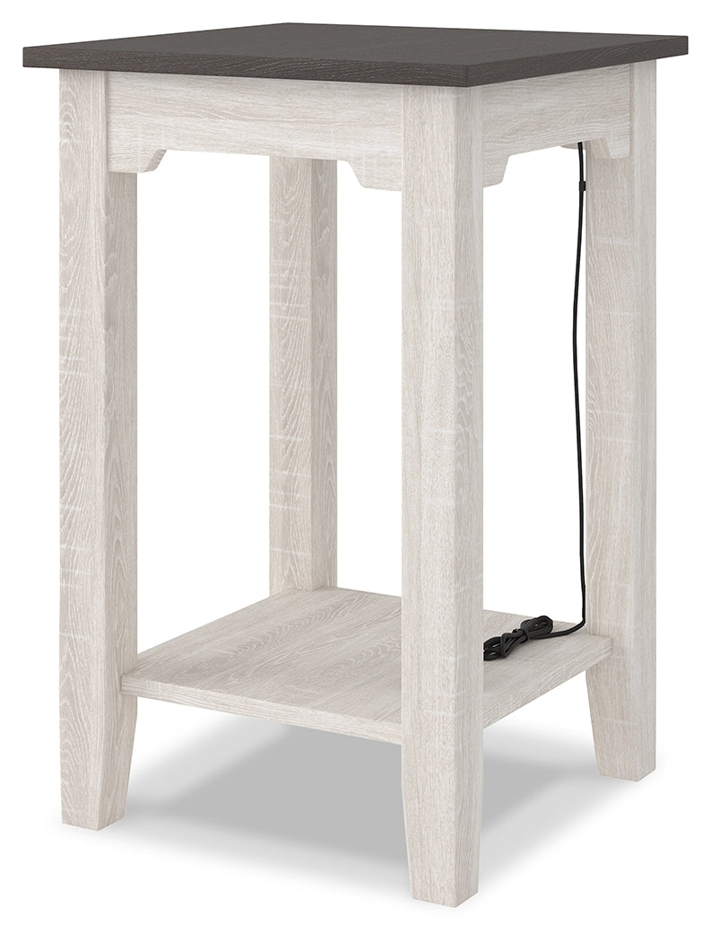 Dorrinson Two-Tone Chairside End Table