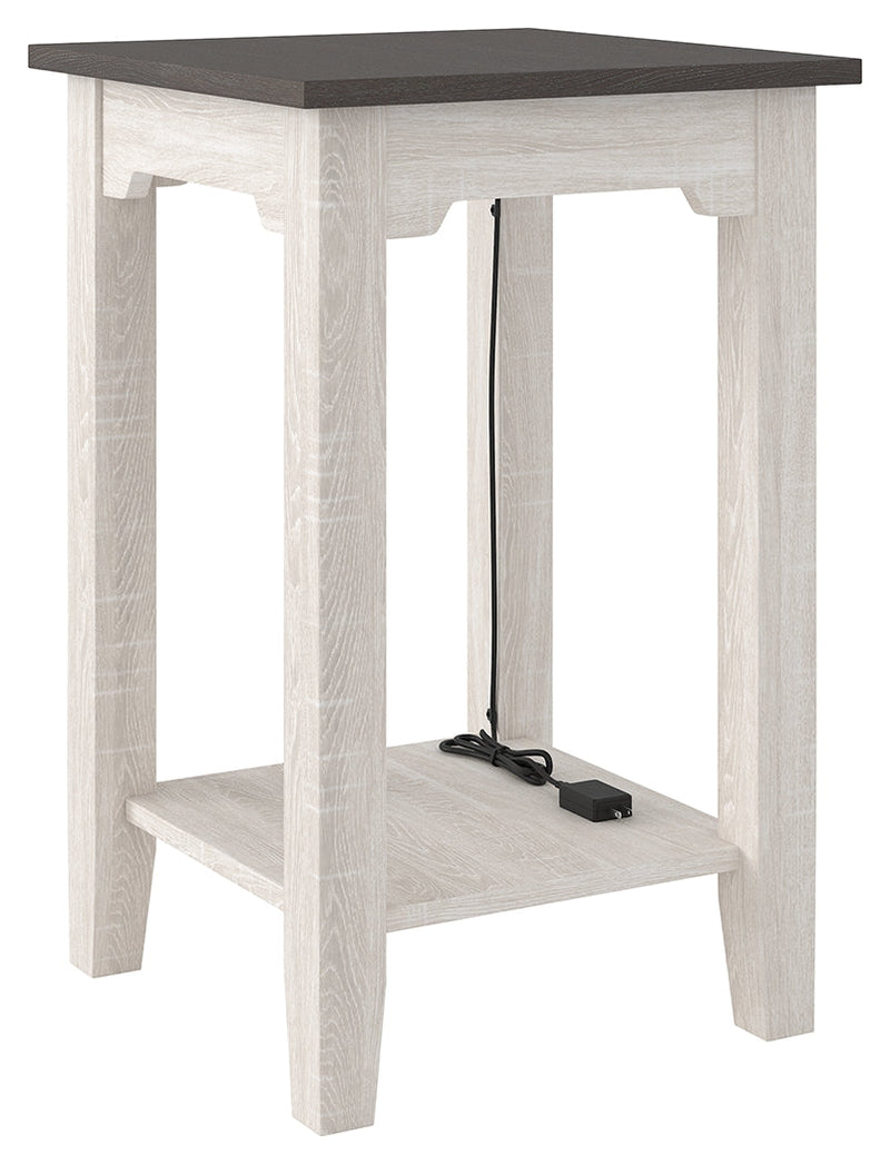 Dorrinson Two-Tone Chairside End Table