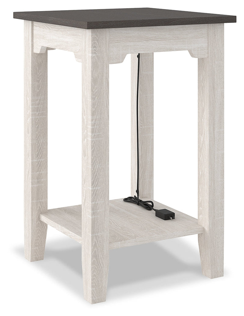 Dorrinson Two-Tone Chairside End Table