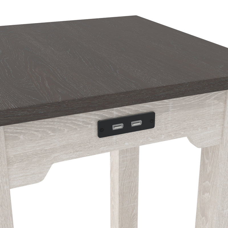 Dorrinson Two-Tone Chairside End Table