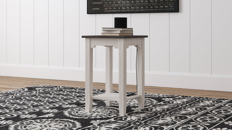 Dorrinson Two-Tone Chairside End Table