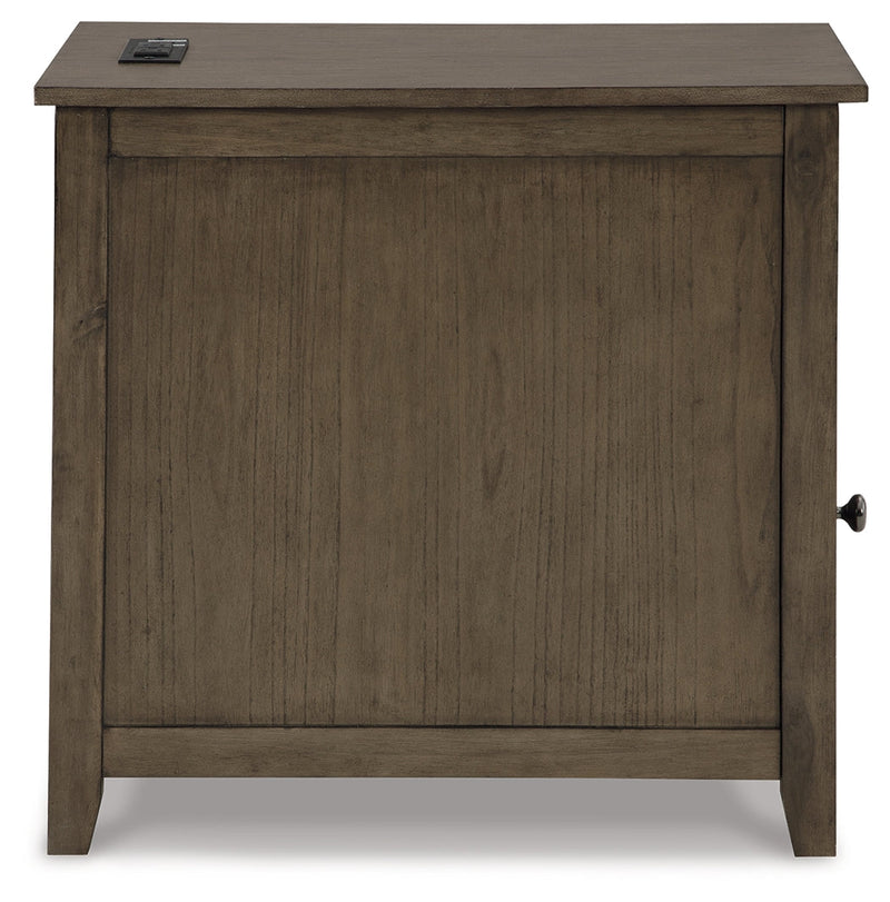 Treytown Grayish Brown Chairside End Table