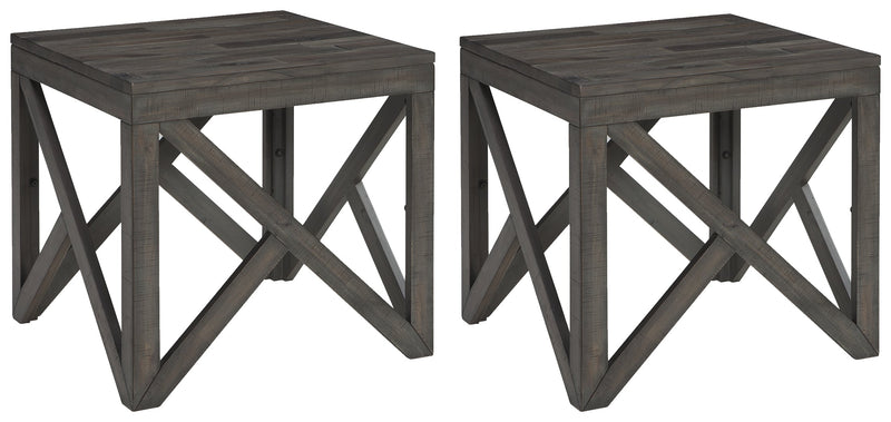 Haroflyn Gray 2 End Tables