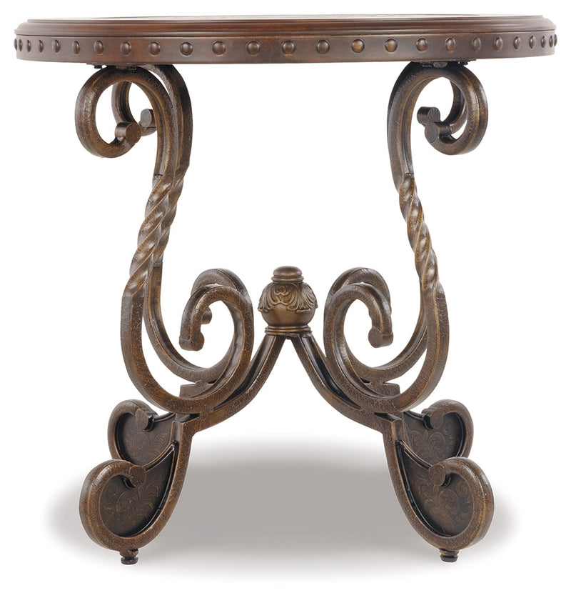 Rafferty Dark Brown End Table