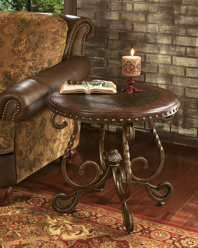 Rafferty Dark Brown End Table