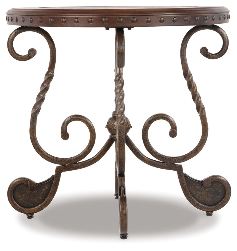 Rafferty Dark Brown End Table