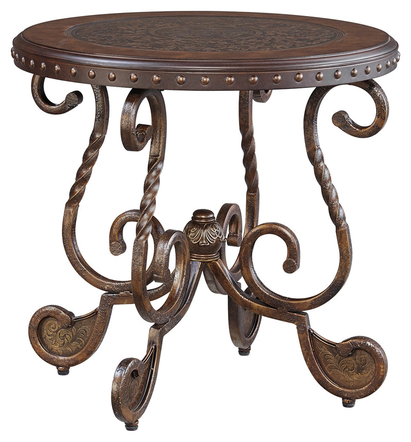 Rafferty Dark Brown End Table