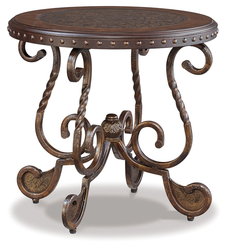 Rafferty Dark Brown End Table