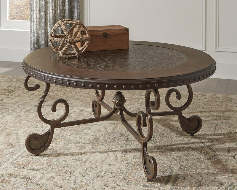 Rafferty Dark Brown Coffee Table