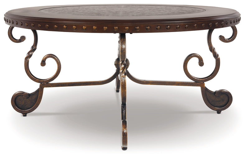 Rafferty Dark Brown Coffee Table