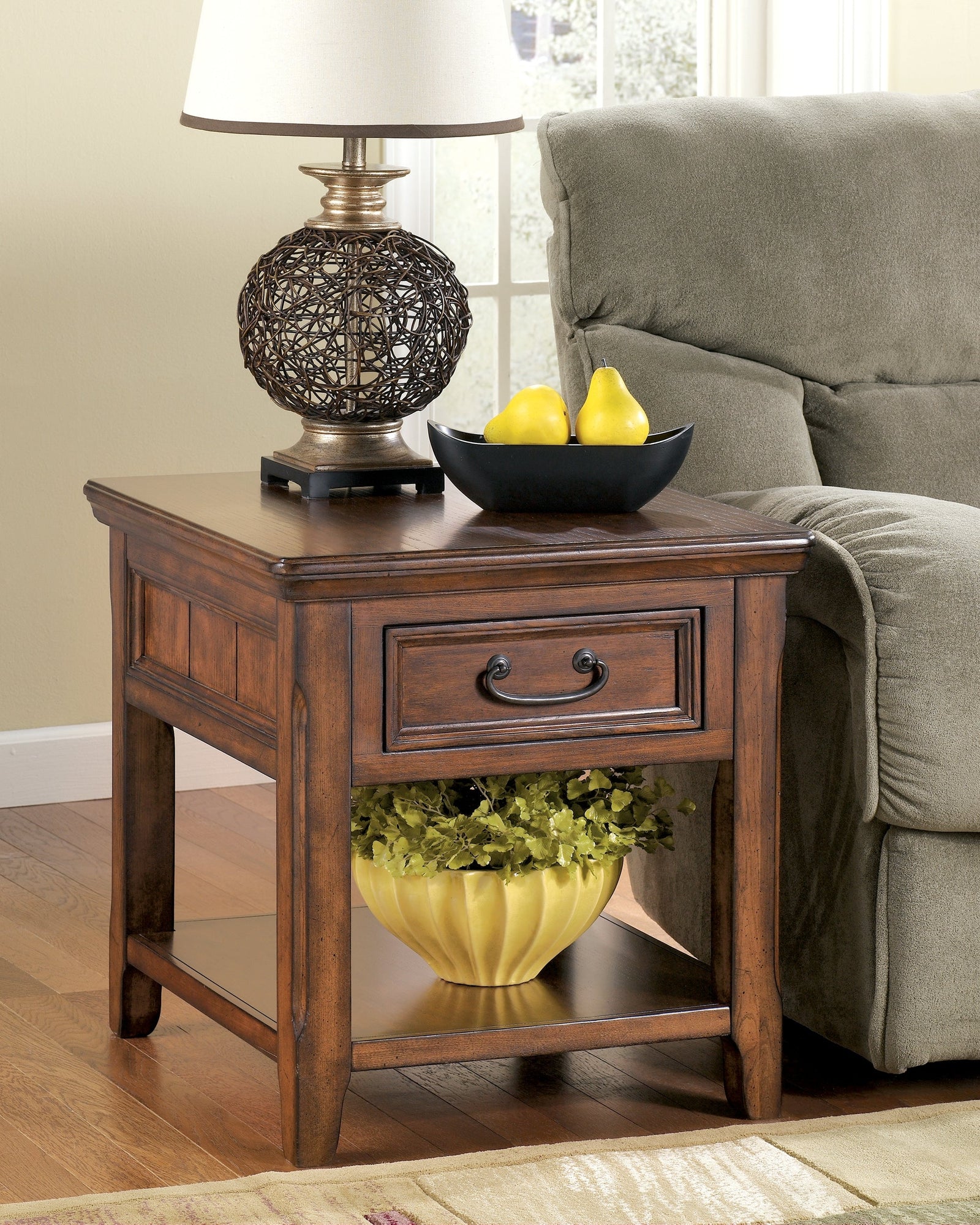 Woodboro Dark Brown End Table