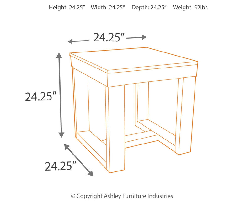 Watson Dark Brown End Table