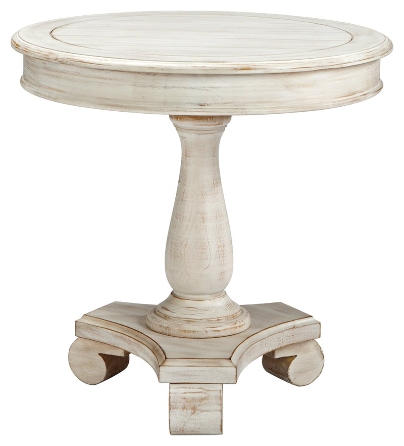 Mirimyn White Accent Table