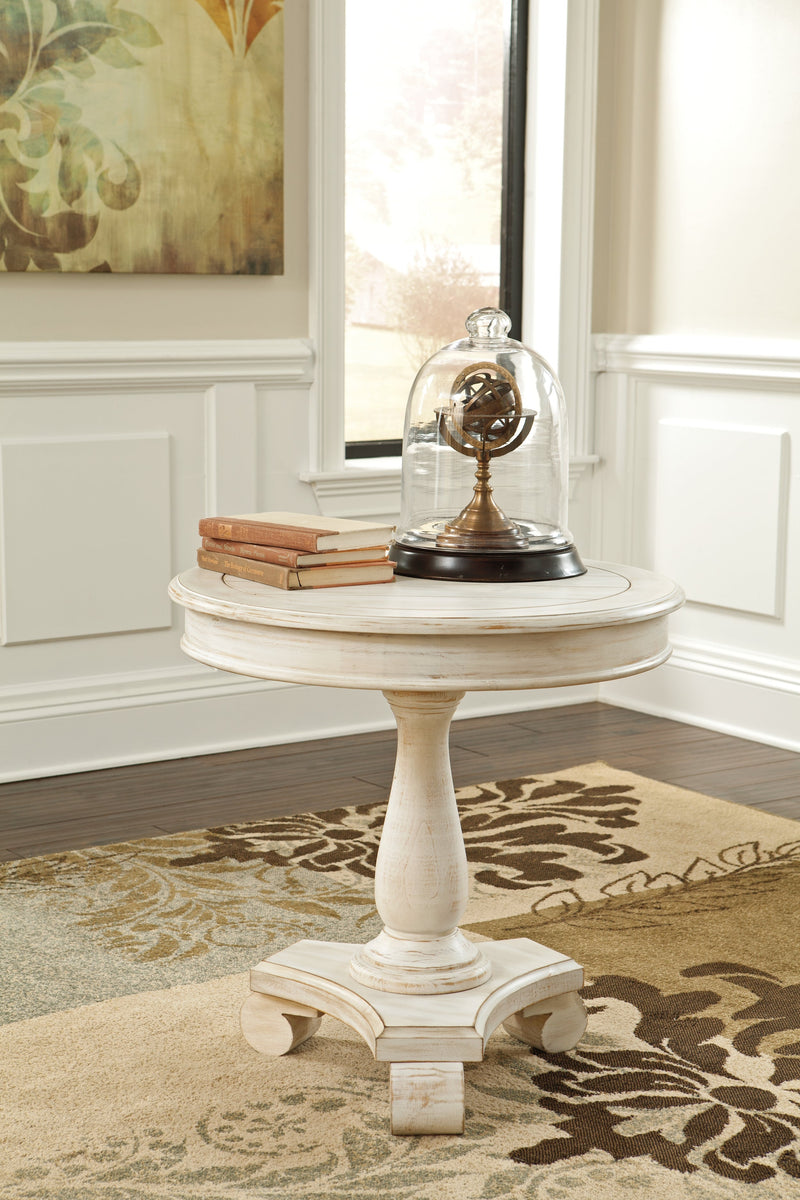 Mirimyn White Accent Table