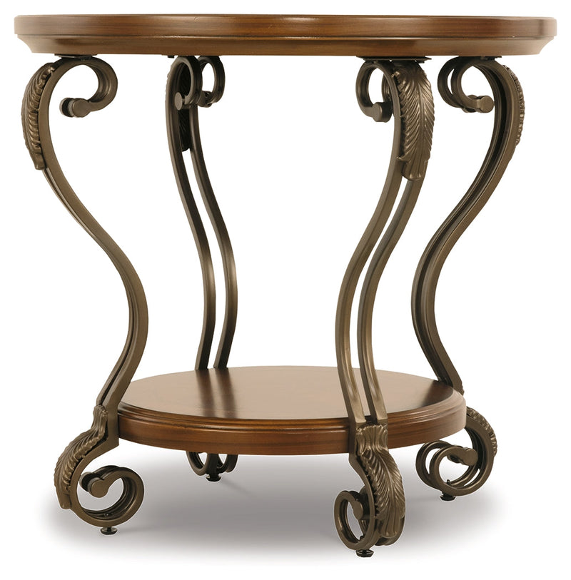 Nestor Medium Brown End Table