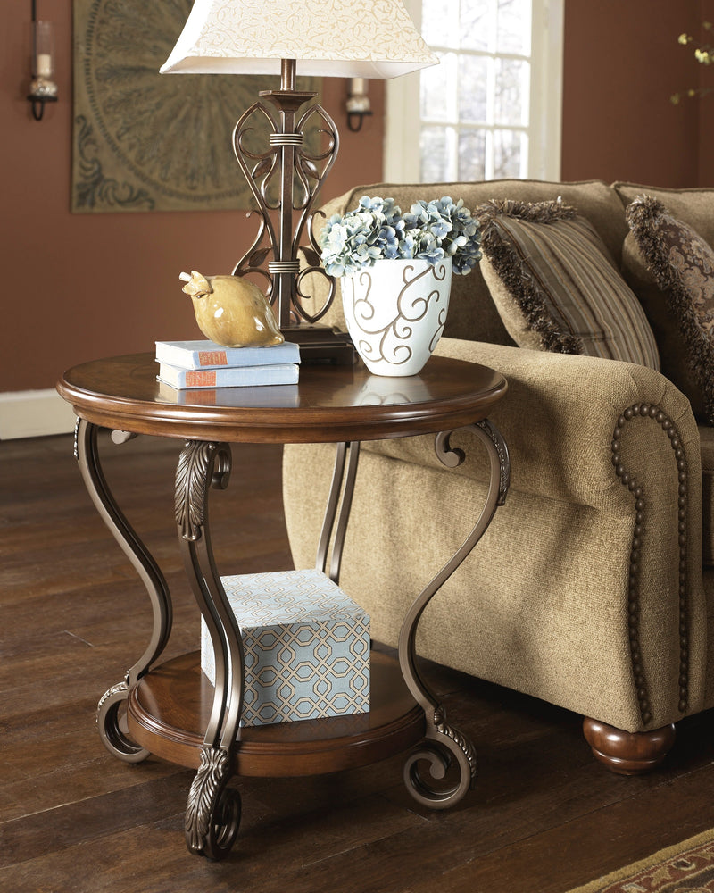 Nestor Medium Brown End Table