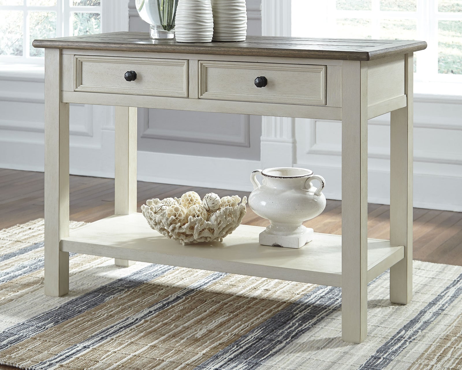 Bolanburg Two-Tone Sofa Console Table