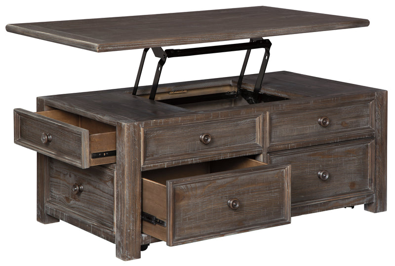 Wyndahl Rustic Brown Coffee Table With Lift Top