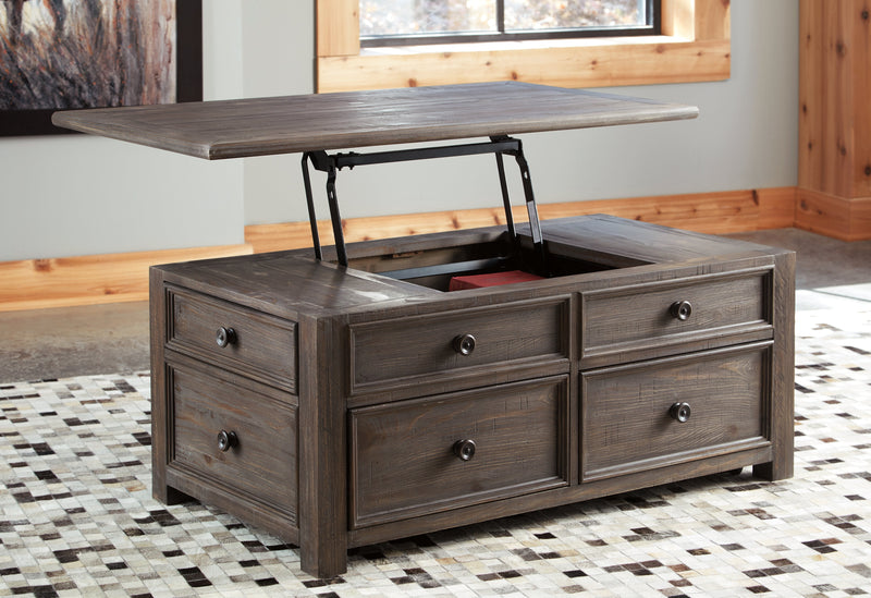 Wyndahl Rustic Brown Coffee Table With Lift Top