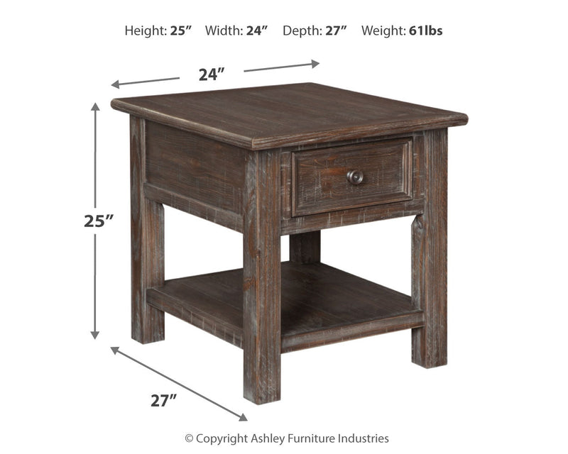 Wyndahl Rustic Brown 2 End Tables