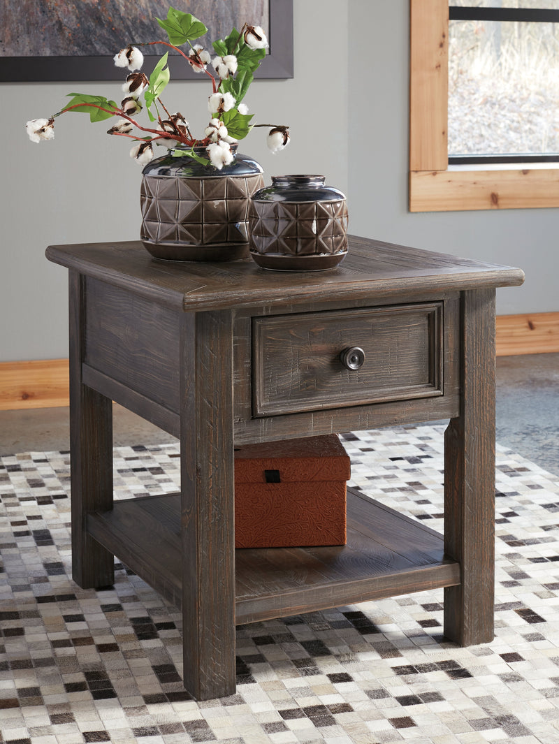 Wyndahl Rustic Brown End Table