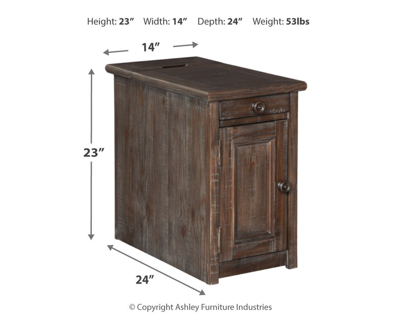 Wyndahl Rustic Brown Chairside End Table