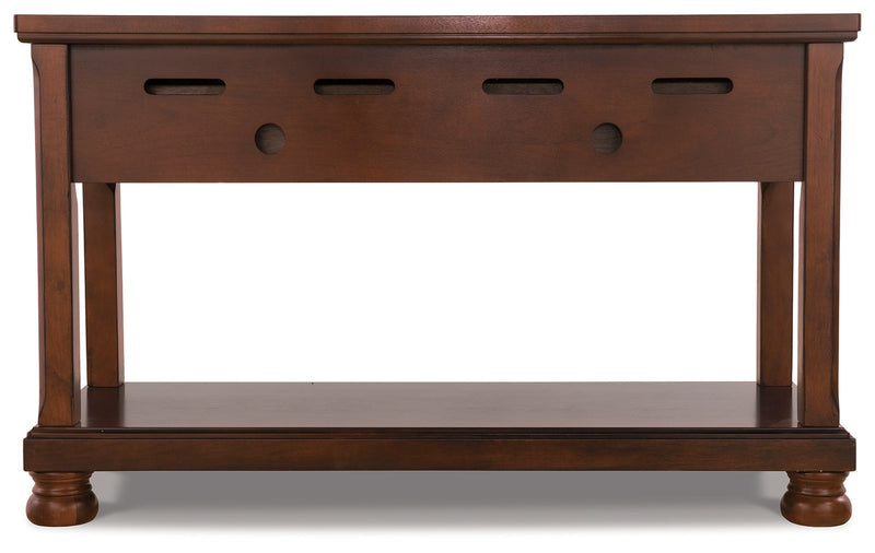 Porter Rustic Brown Sofa Console Table