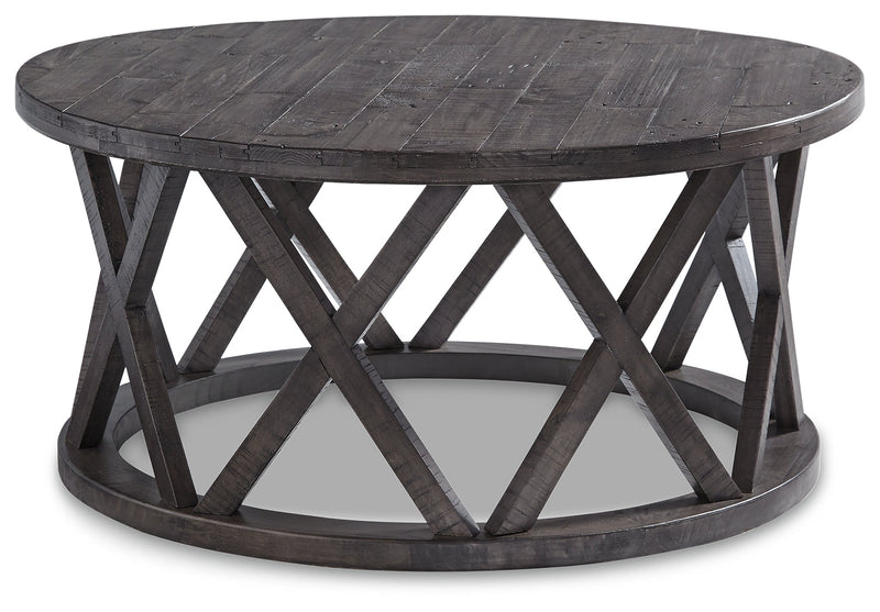 Sharzane Grayish Brown Coffee Table