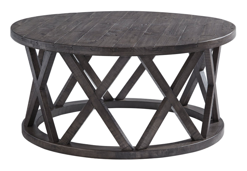 Sharzane Grayish Brown Coffee Table