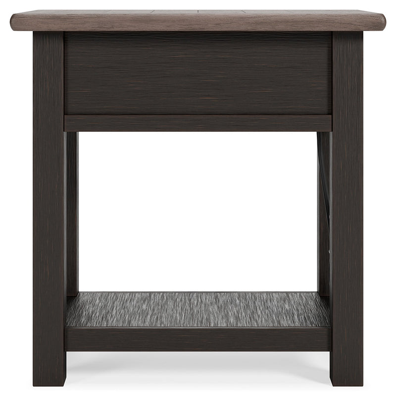 Tyler Creek Two-Tone Chairside End Table