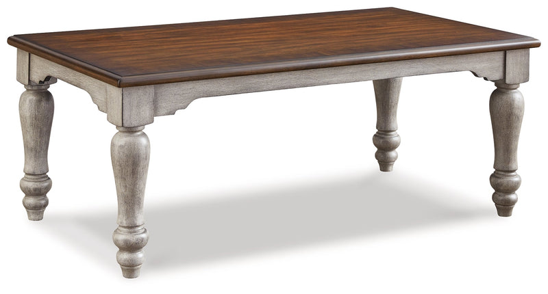 Lodenbay Antique Gray/brown Coffee Table