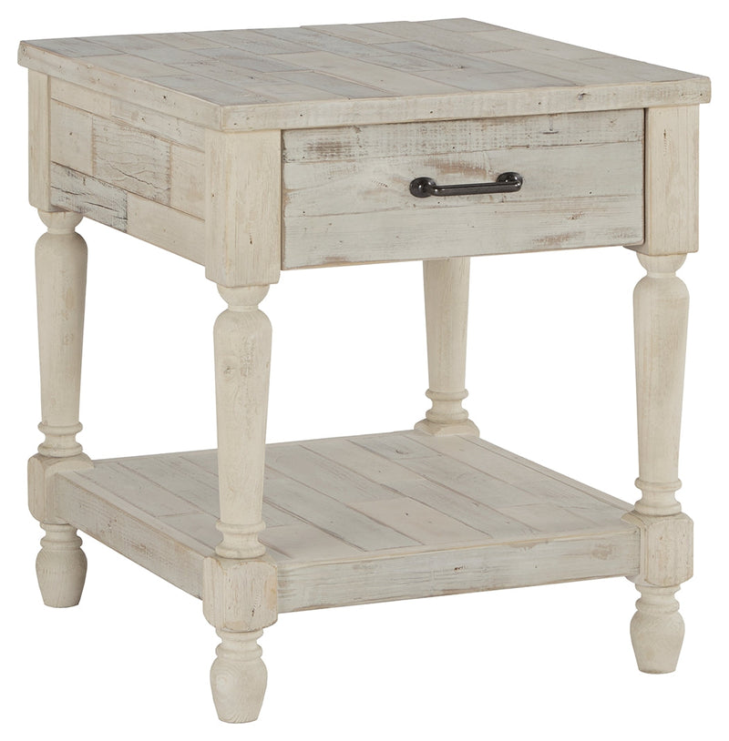 Shawnalore Whitewash End Table