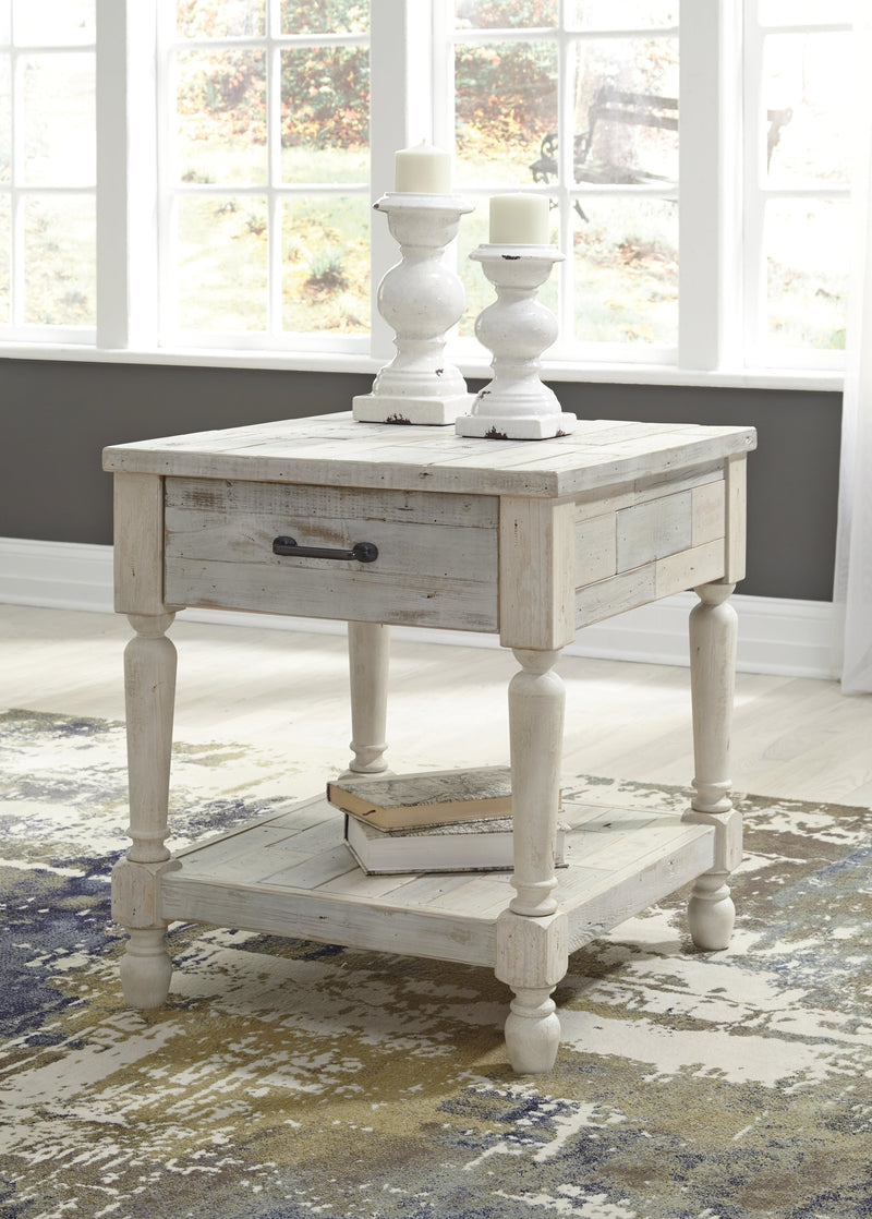 Shawnalore Whitewash End Table